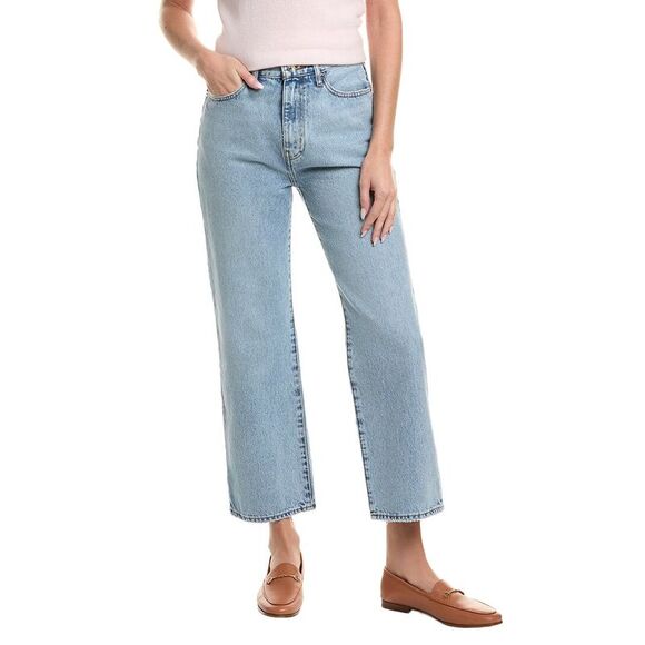 Frame Denim WomensLe Jane Turbo Crop Jean Blue
